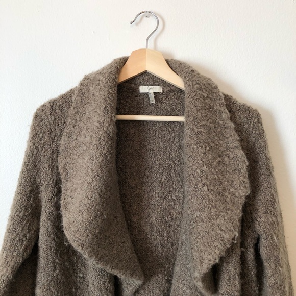 🍂 PERFECT FOR FALL: Joie Yanet Drape Front Long Cardigan - Picture 4 of 5